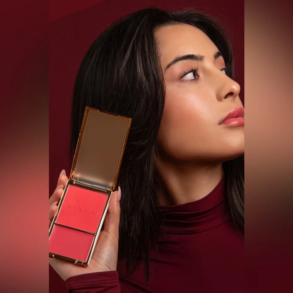 BISHA | Essential Duo Bahamas Colorway Crème + Powder Blush Set